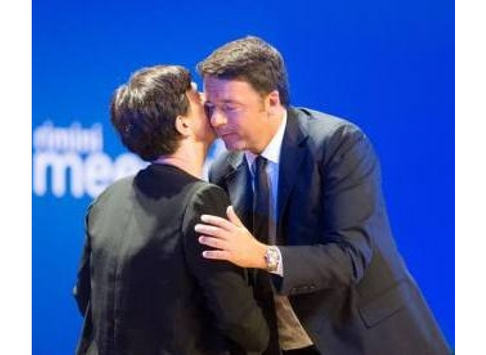 Renzi con Emilia Guarnieri